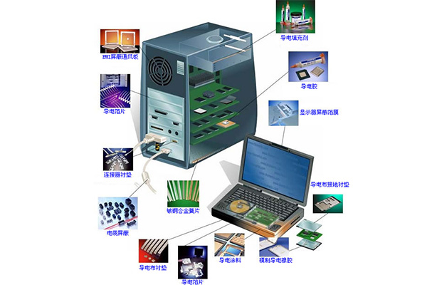 各種屏蔽材料在計算機上的使用
